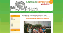 Desktop Screenshot of gs-wallhalben.de